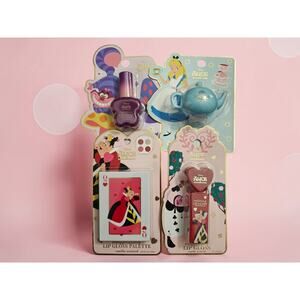 DISNEY Alice In Wonderland/Cheshire Cat Queen Of Hearts, LIP LOT OF 4 Balm Gloss